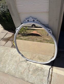 Vintage French Country Ornate Wall Mirror