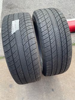 2 USED 22555R18 Primewell All SEASON tires for $100 installed and balance.  22555R18 225 55 18 225 55 R 18 225/55/18 225/55/R18 AIl NEW tires come wit