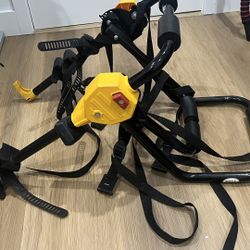 Yellow Car Bike Trunk Rack 