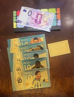 ⚽️Messi Gold foil & 2026 FIFA Euro note ⚽️