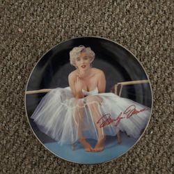 Marilyn Monroe Vintage Plate 