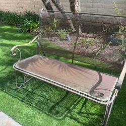 Wrought Iron Glider