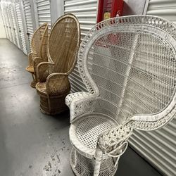 Large Beautiful Peacock Chair