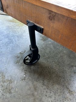Industrial cart coffee table