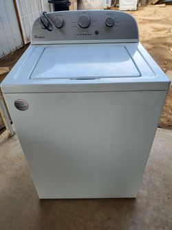 Whirlpool Washer Super Capacity comes with hoses warranty available