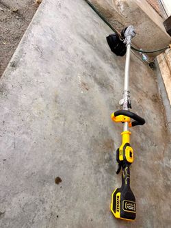 DEWALT 20-V Max Battery Powered Brushless Folding String Trimmer, 14 in. (Tool Only)