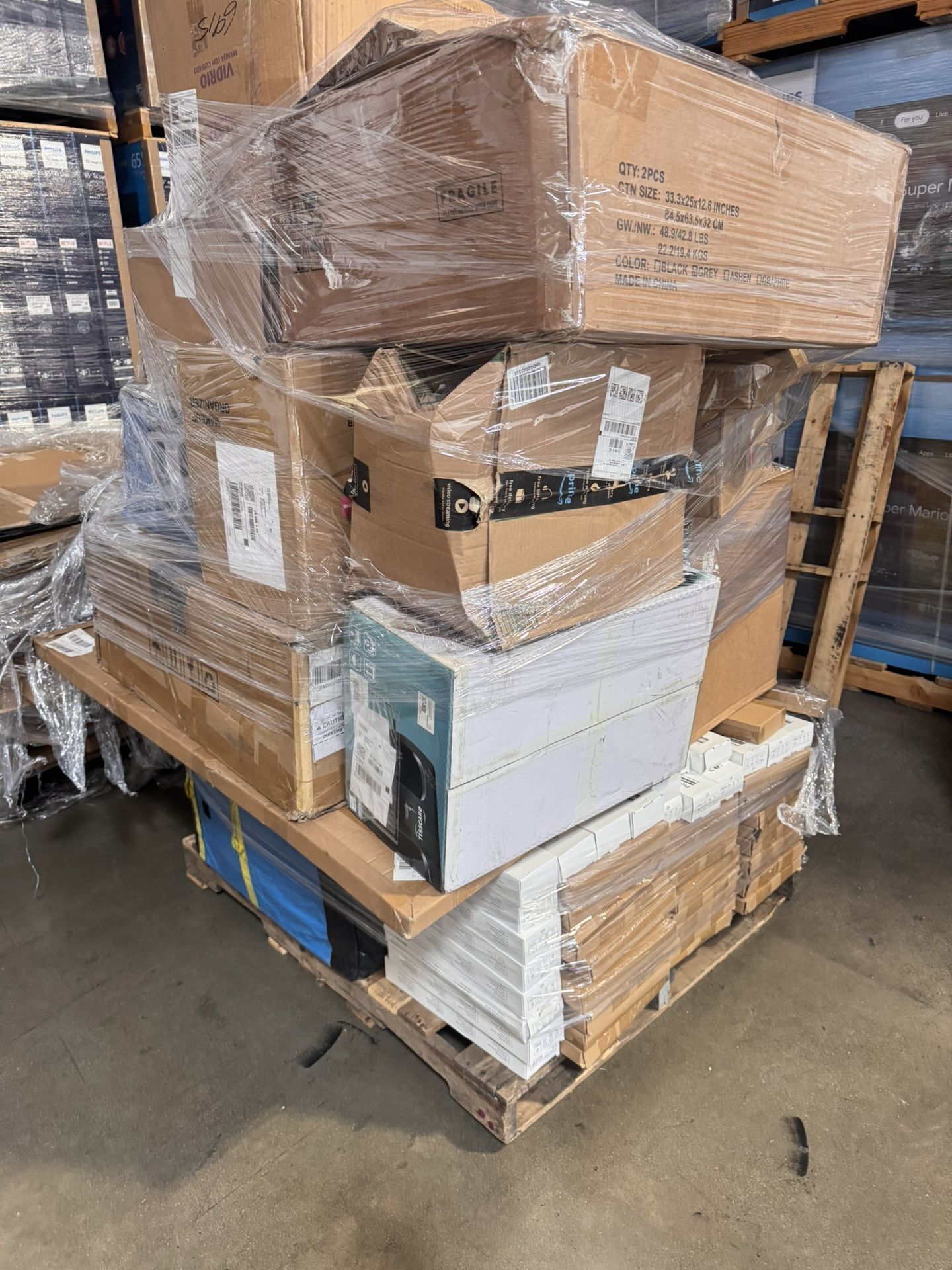 Groceries pallets