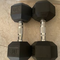 dumbell (30 lb)