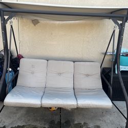 3 Person Convertible Daybed Outdoor Swing