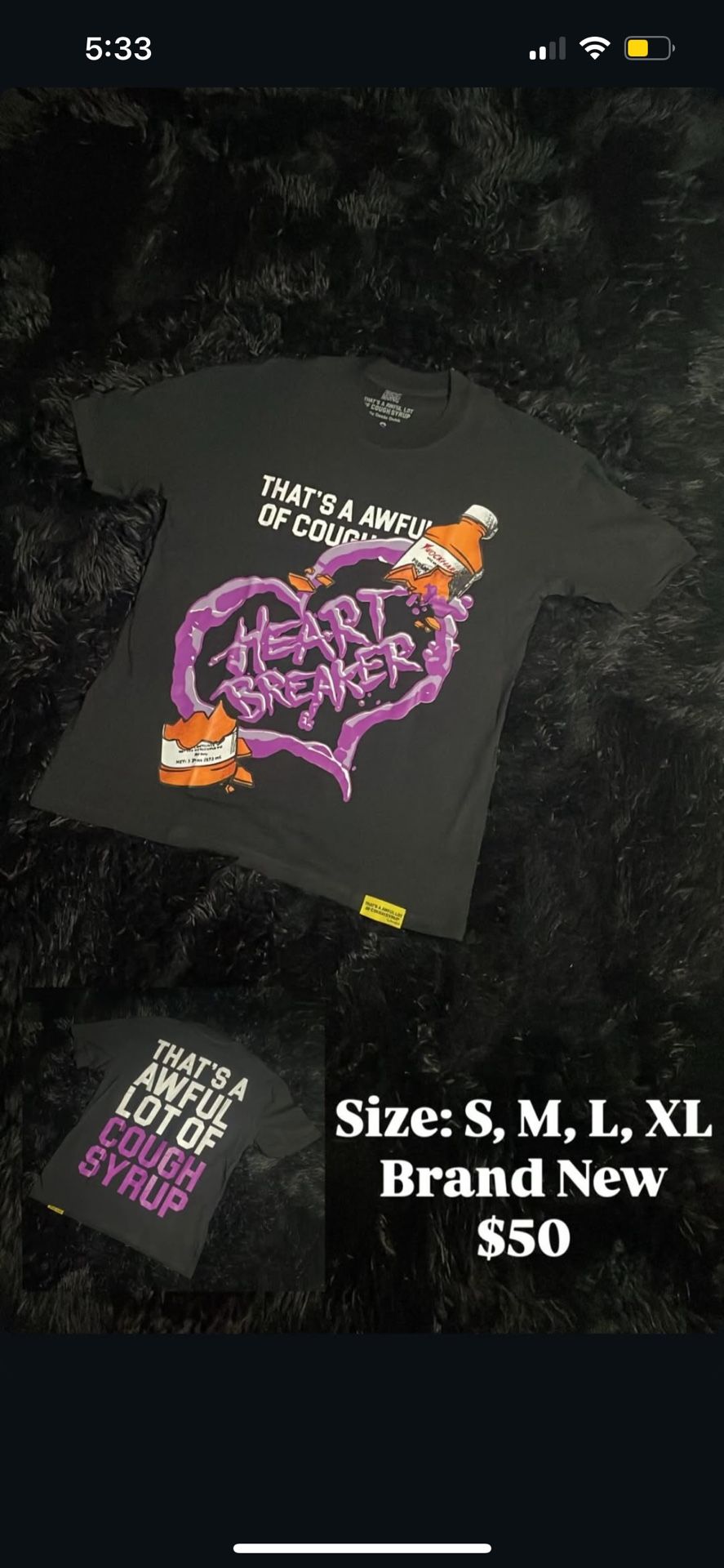 Awful lot of cough syrup T shirt,All Products : American Fashion Style Bags On Sale