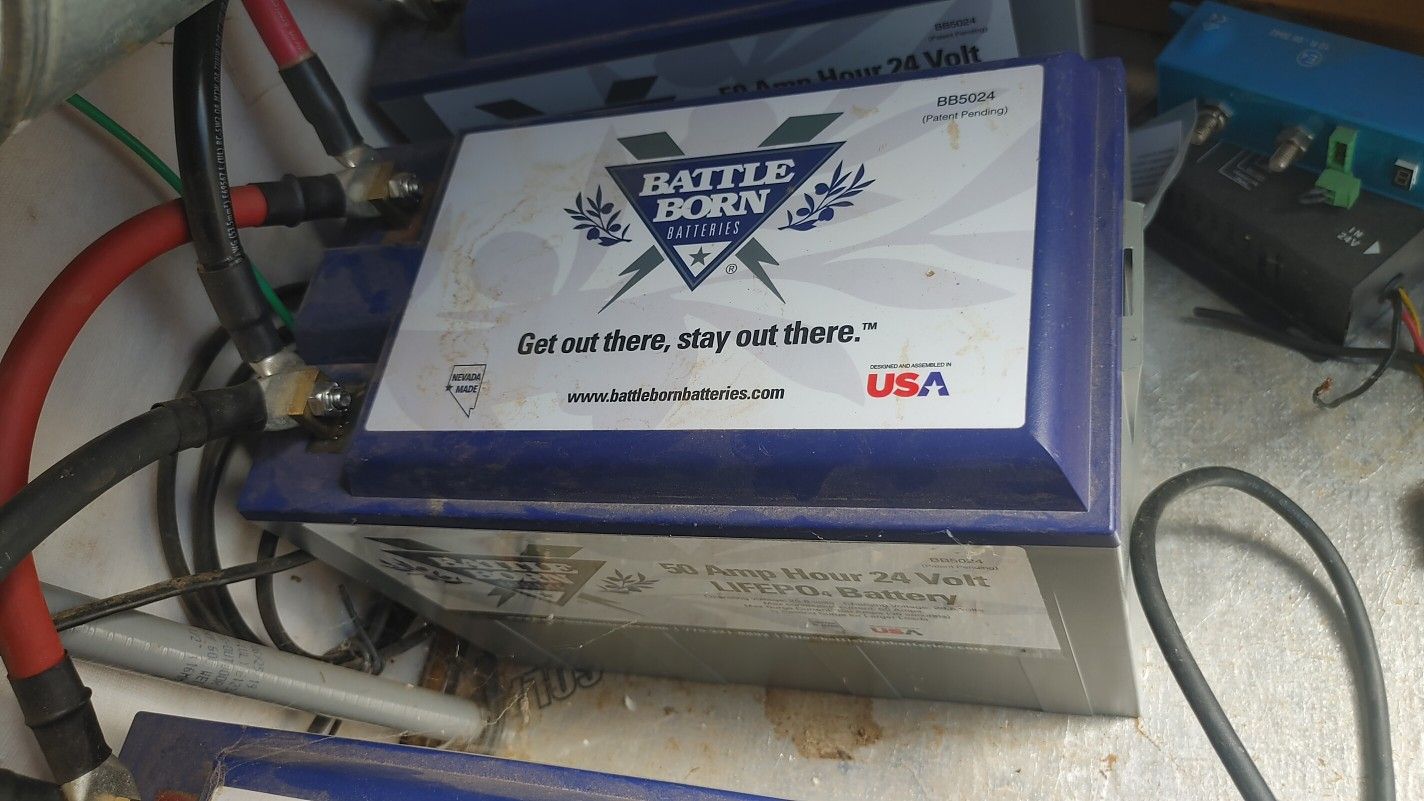 Battle born 24v 50Ah Lithium Batteries 5 Available