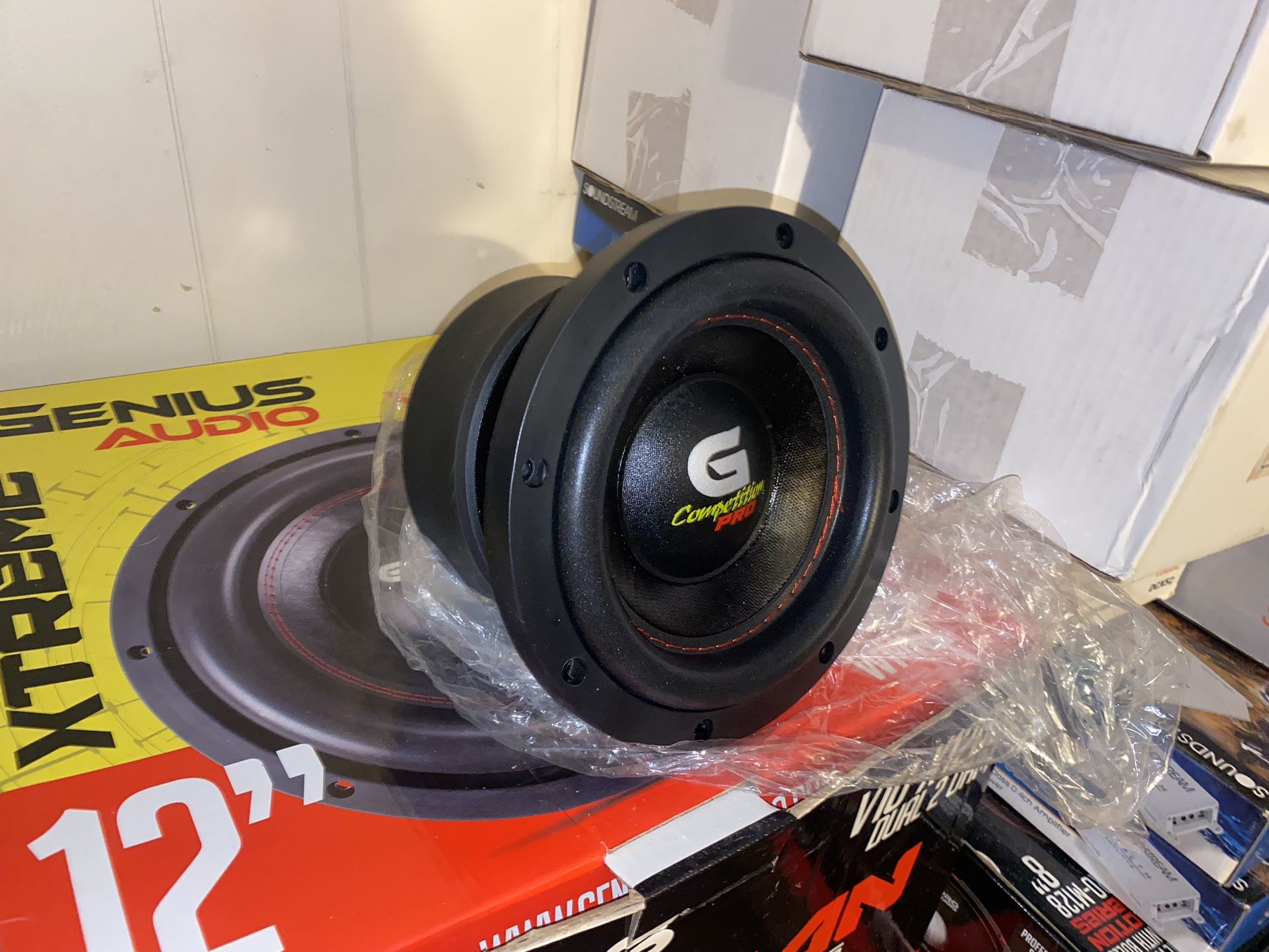 New 6.5" Genius Audio Mini Competition Pro Subwoofer $70 Each