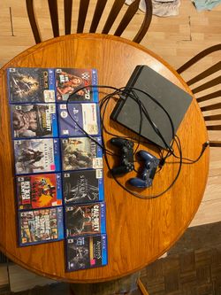 1tb ps4, plus controllers, plus games