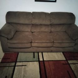 Brown 3 Piece Sofa Set