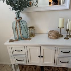 White Sideboard Table