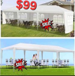 10x30 Party Tent Canopy Outdoor Gazebo Canopy Wedding Party Tent with 6 Sidewalls