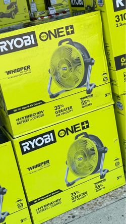 Ryobi 18v 14” air cannon fan