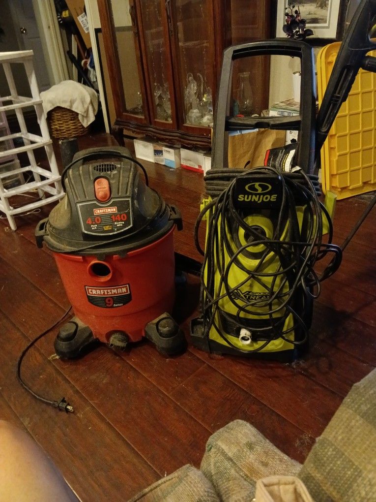 CRAFTSMAN SHOP VAC & PRESSURE WASHER