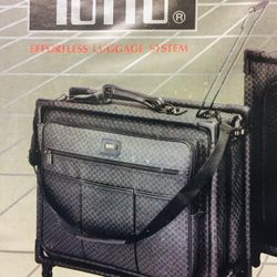 Wheeled Garment Bag! TUTTO Collapsible Carry-On Luggage with 4-Wheel Drive. TUTTO has been recommended by back specialists and physiotherapists and ha