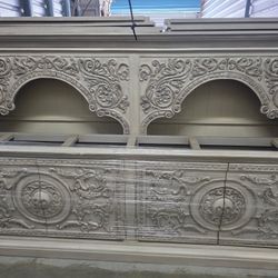 Ornate Carved Hutch Buffet