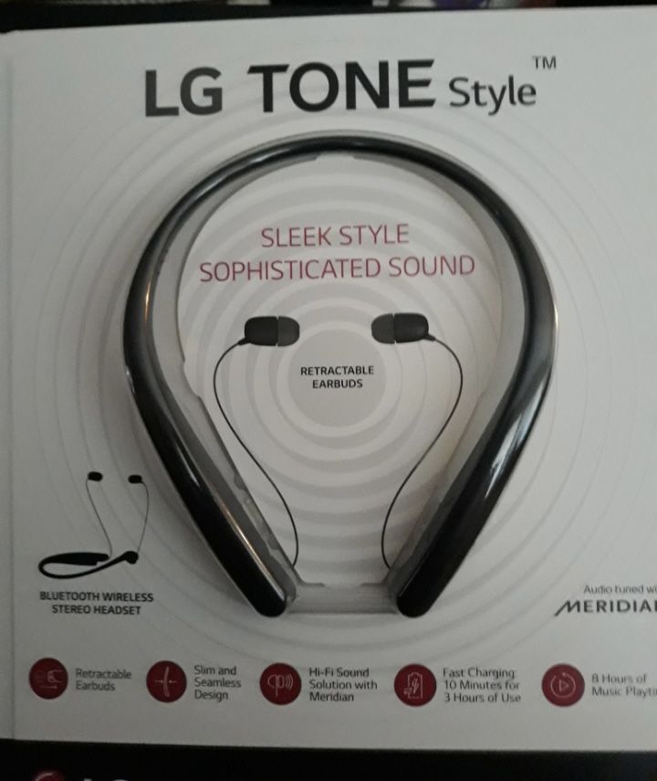 LG Tone Style Bluetooth Wireless Headset