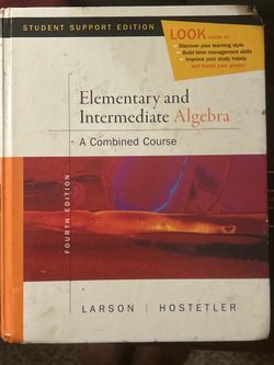 College basic Algebra $25