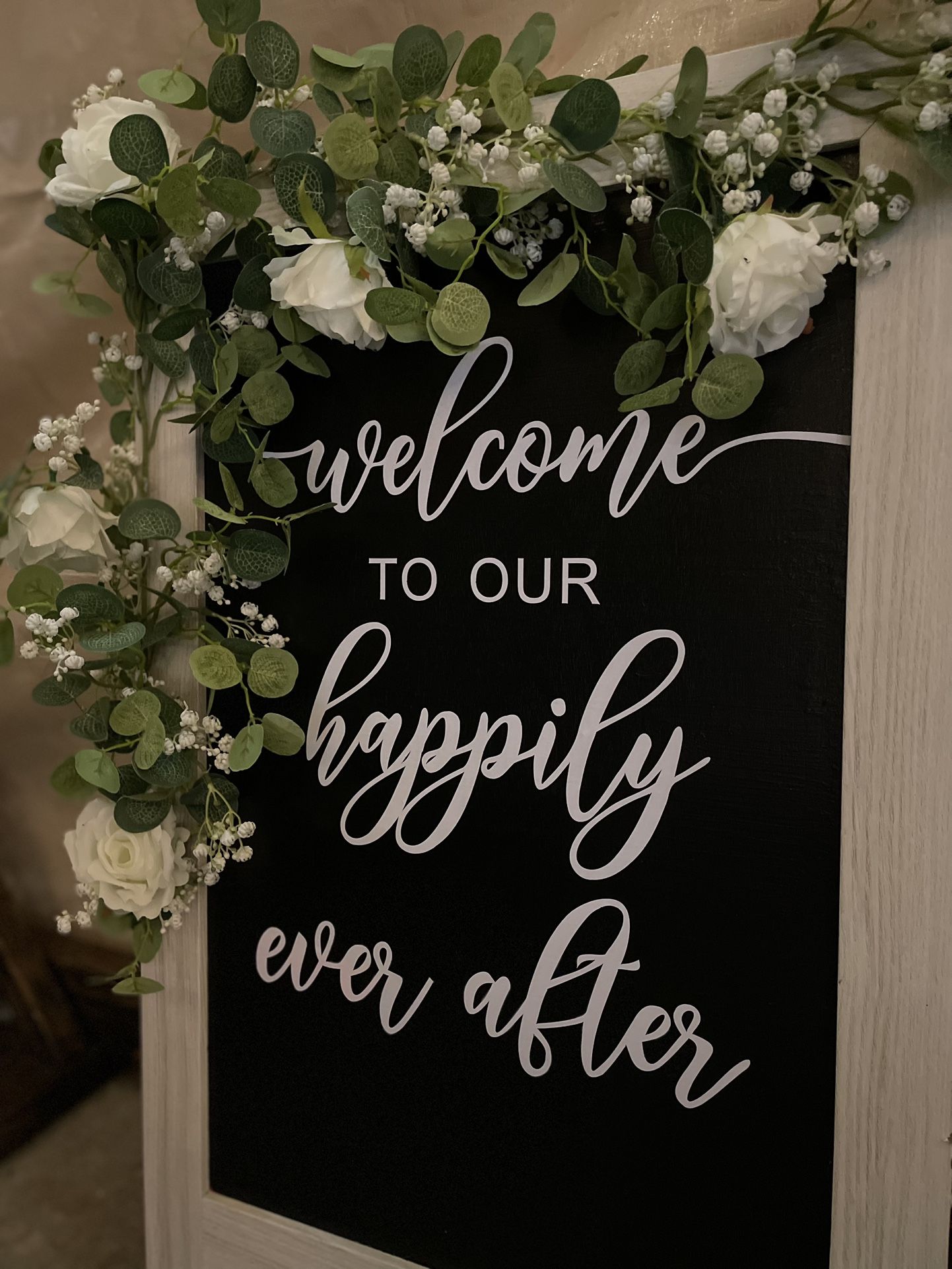 Wedding Welcome Sign