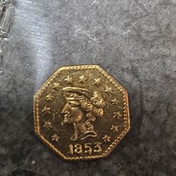 1853 California Gold Token