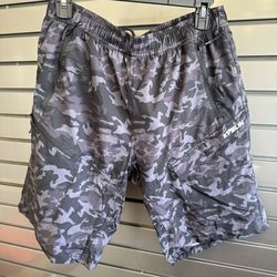 MTB Shorts – Camo – Medium – $15