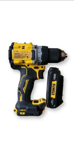 is is a DEWALT 20V MAX XR Brushless Cordless 1/2 in. Drill/Driver. with battery$120