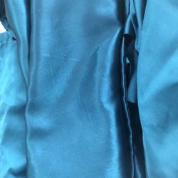 Queen Sized Teal Satin Sheets