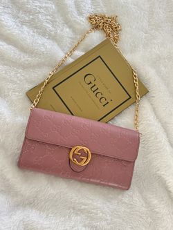 Authentic GUCCI Guccissima Icon Wallet Crossbody Bag
