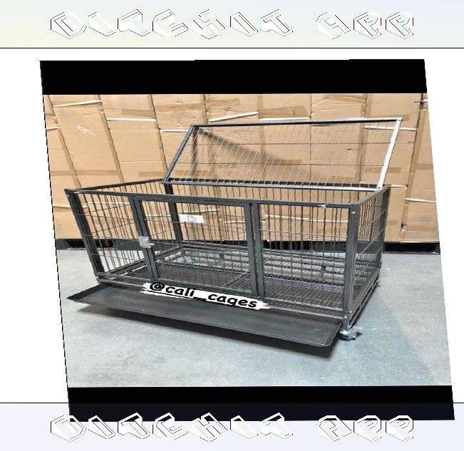 Build a Warm Home with Dog Pet Cages and Kennels toward red