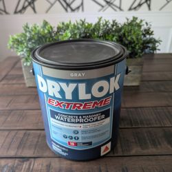 *BRAND NEW* DRYLOK Extreme 1 gal Gray Flat Latex Concrete Sealer Basement Masonry Waterproofer