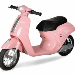 Hyper Blush Retro Scooter 24 Volt Battery Powered Electric Scooter Pink