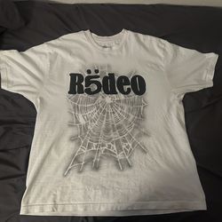Travis Scott Days Before Rodeo Shirt Mens White Spider Collab (XL Fits Like LG)