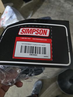 Simpson Outlaw Bandit 3 Smoke Shield
