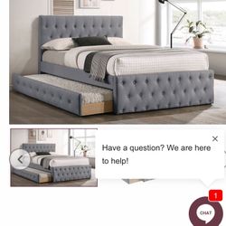 👉🏽👉 Full/Twin Trundle New Beds With Both Mattresses Included 