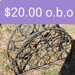 Iron Wine Rack 