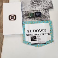 Apple Watch Ultra - 90 DAY WARRANTY - $1 DOWN - NO CREDIT NEEDED 