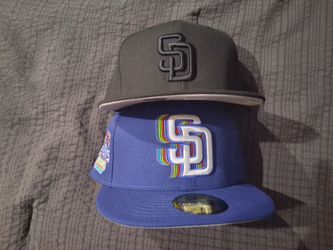 San Diego Padres New Era Fitted Hats  7 3/4 $25 each Or 2 for $45