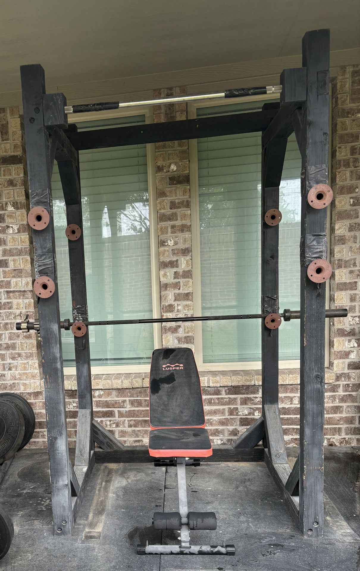 Weight Rack And Bench
