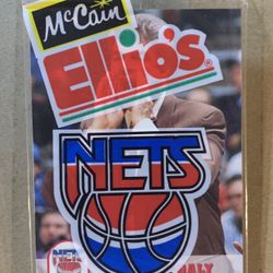 🏀 Vintage New Jersey Nets Card by McCain Ellio’s 🍕 