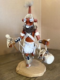 Signed Hopi “Mudhead” Kachina
