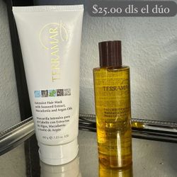 TERRAMAR Intensive Hair Mask Treatment & Argan Oil By Terramar 98ml Repairs Damaged Hair