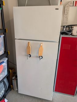 Garage Fridge with Keg Hookup