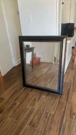 Large wall mirror