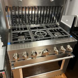 Kitchenaid 36” Dual Fuel Gas Range 2024