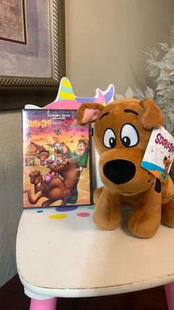 New Scooby-Doo Plush & New Scooby-Doo Meets Courage The Cowardly Dog DVD