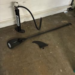 Surf Surfstar Oar ,Fin, And Pump 